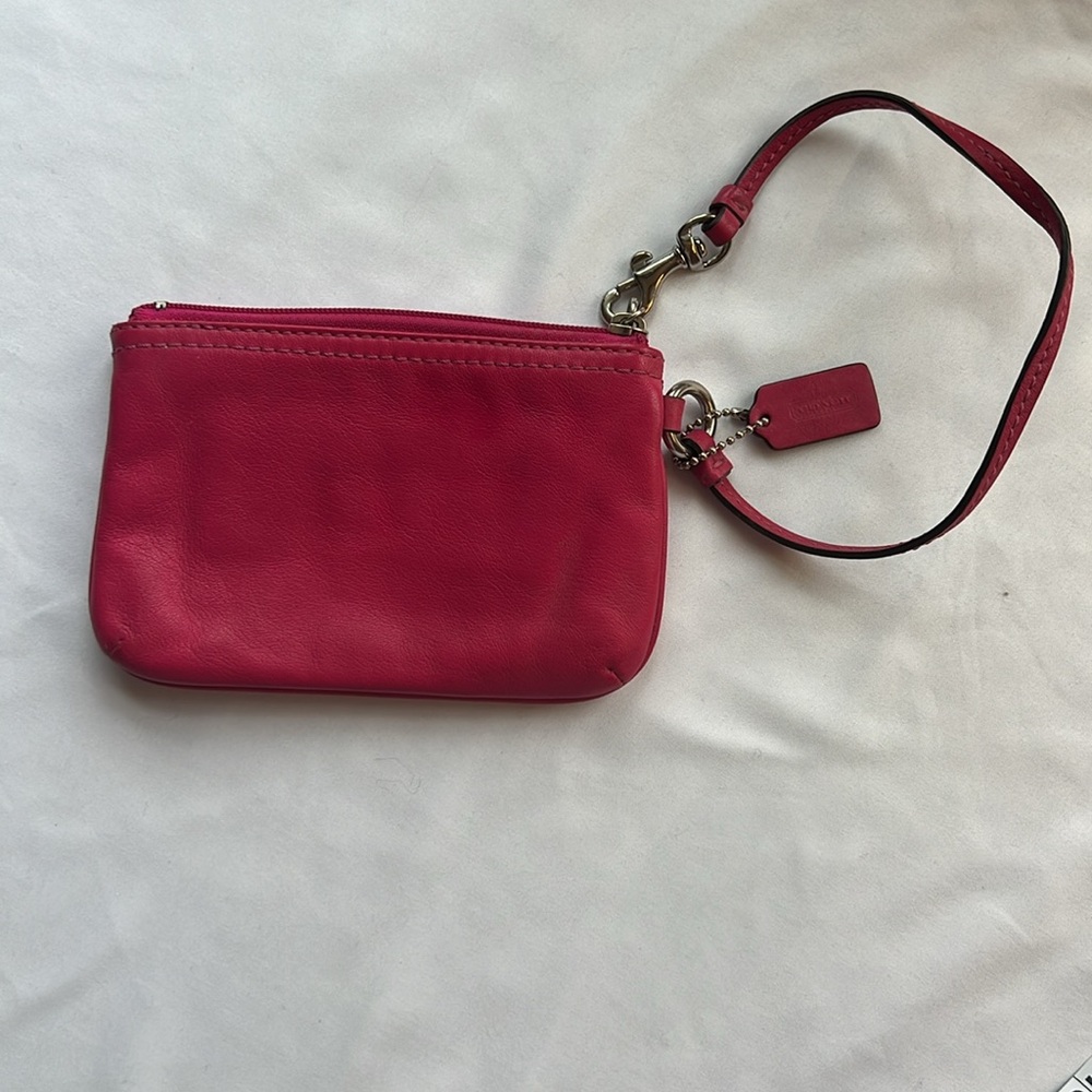 Coach Pink Wristlet - Picture 5 of 6